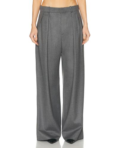 Wardrobe NYC Low Rise Trouser - Gray