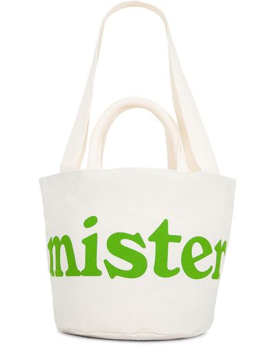 Mister Green Round Grow Pot Small Tote Bag - Green