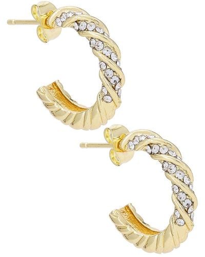 Jordan Road Jewelry Adrienne Earrings - Metallic