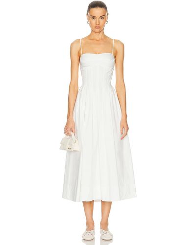 Jonathan Simkhai Kittiya Sleeveless Midi Dress - White