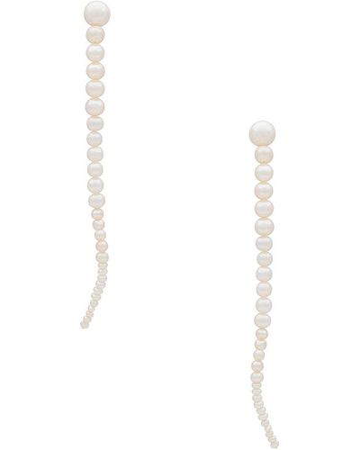 Loren Stewart Genesis Pearl Earrings - White