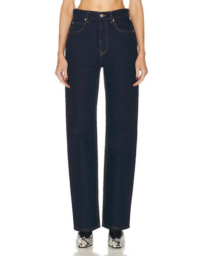 Alexander Wang Mid Rise Relaxed Straight - Blue