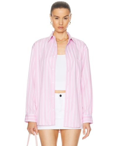 Matteau Classic Stripe Shirt - Pink