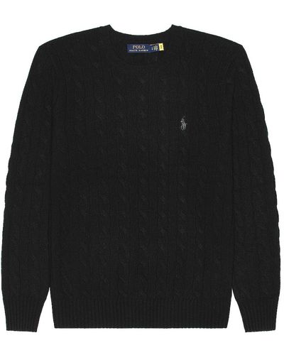 Polo Ralph Lauren Cable Sweater - Black