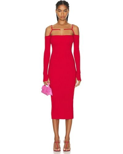 Jacquemus La Robe Sierra Dress - Red
