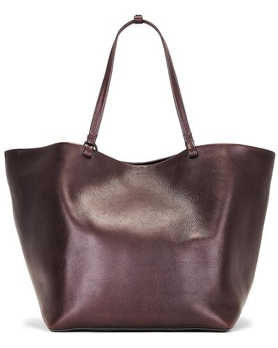 The Row Xl Park Tote - Brown