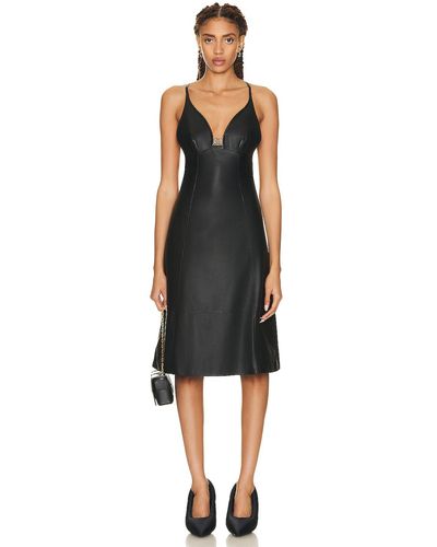 Loewe Anagram Strappy Dress - Black