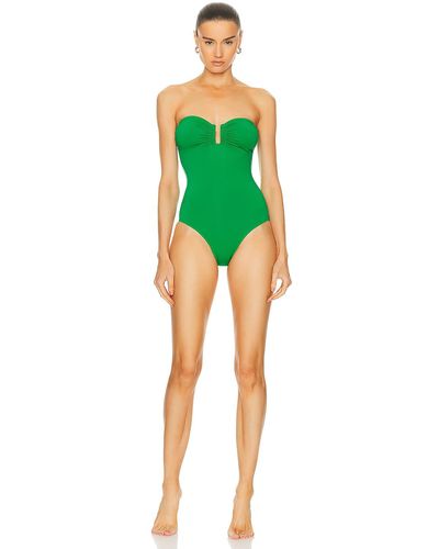 Eres Cassiopee One Piece Swimsuit - Green