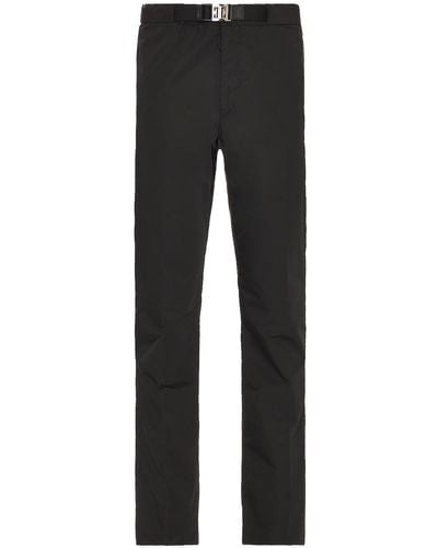 Givenchy Slim Fit Pants With 4g Buckle - Black