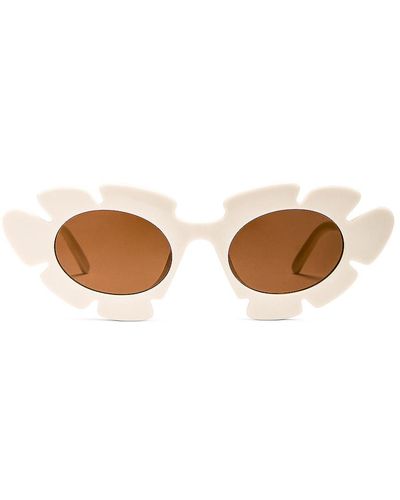 Loewe Paula's Ibiza Flower Sunglasses - White