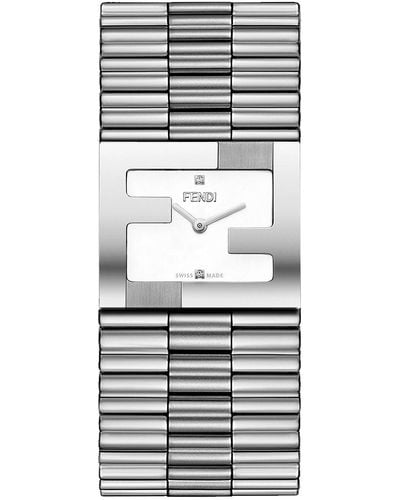 Fendi Mania Bracelet Watch - Metallic