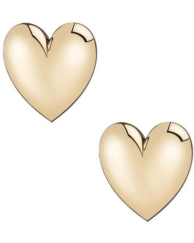 Jennifer Fisher Puffy Heart Earrings - White