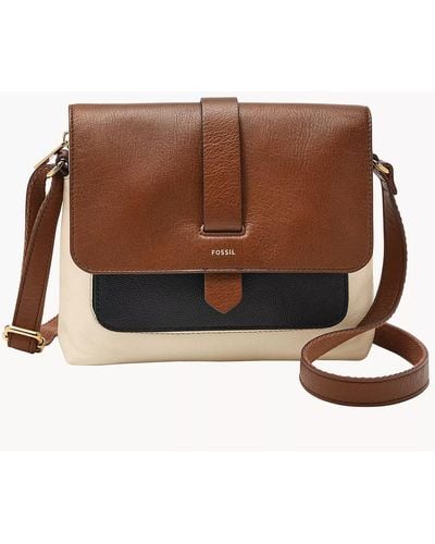 Fossil Kinley Small Crossbody - Brown