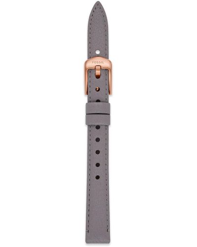 Fossil 12mm Grey Eco Leather Strap