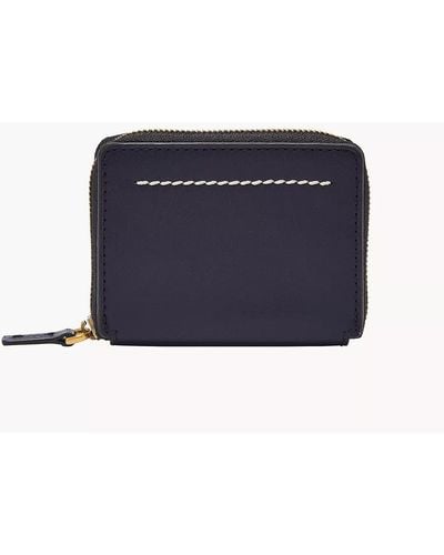 Fossil Westover Zip Card Case - Blue