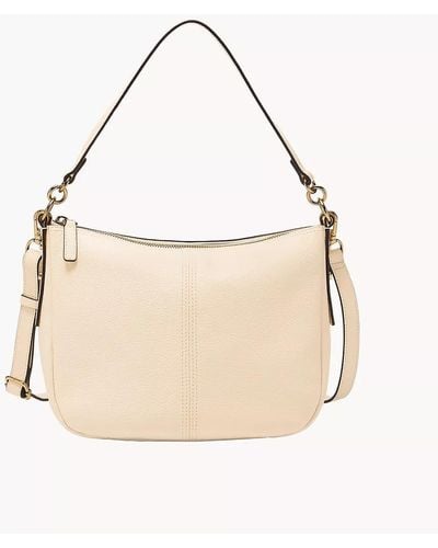Fossil Jolie Leather Crossbody Bag - Natural