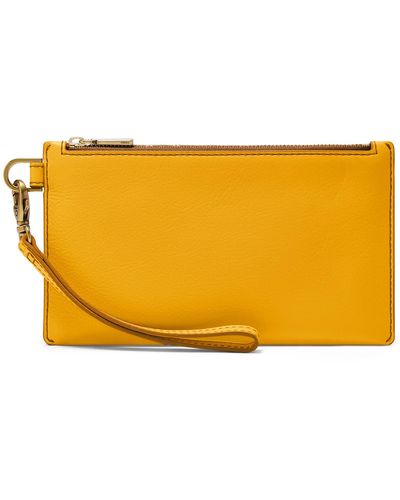Fossil Small Wristlet - Yellow