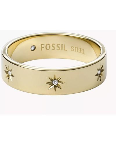 Fossil Ring For Sutton - Metallic