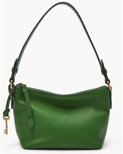 Fossil Julianna Litehide Leather Mini Hobo - Green