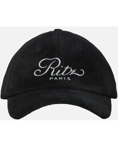 FRAME Ritz Suede Hat - Black