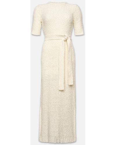 FRAME Mixed Stitch Jumper Dress - White