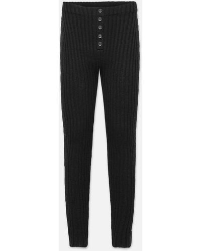 FRAME Rib Legging - Black