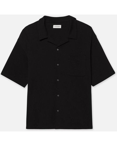 FRAME Duo Fold Relaxed Shirt - Black