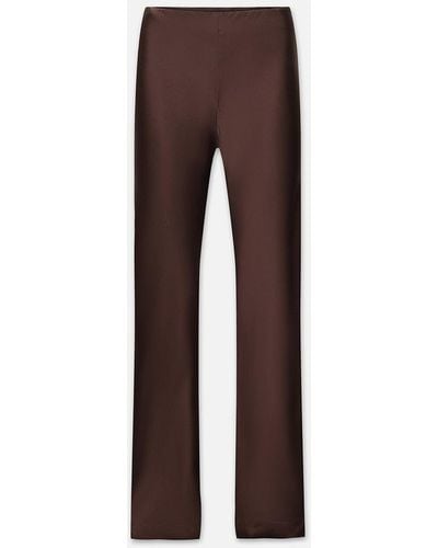 FRAME Wide Leg Pull On Pant - Brown