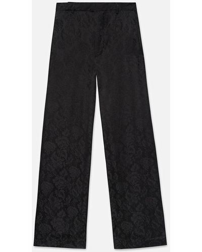 FRAME Ritz Pajama Trouser - Black
