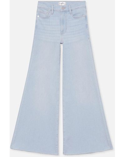 FRAME Le Palazzo Crop Raw After - Blue