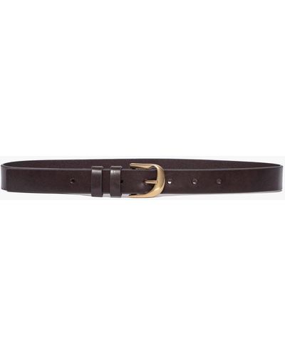 FRAME Twist Buckle Belt - White