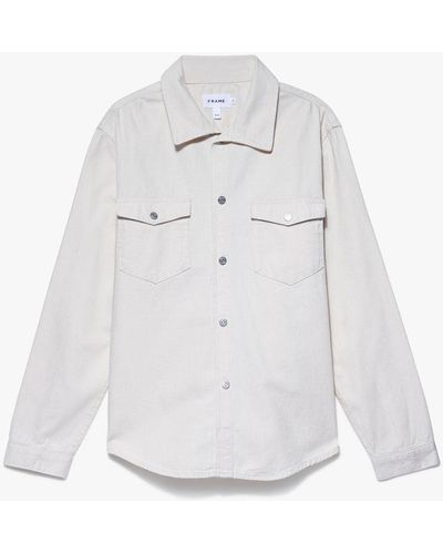 FRAME Denim Shirt - White