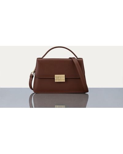 FRAME Le Signature Small Top Handle - Brown