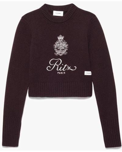 FRAME Ritz Cashmere Sweater - Red