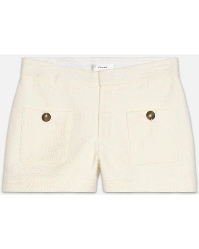 FRAME Patch Pocket Trouser Short - Natural