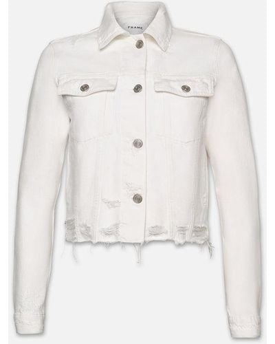FRAME Le Vintage Jacket - White
