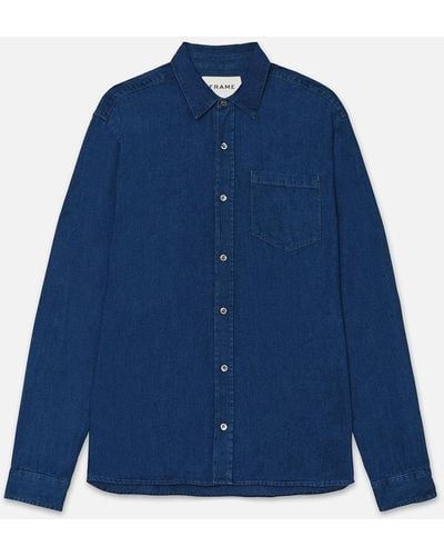 FRAME Chambray Shirt - Blue