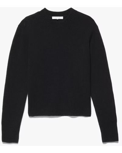 FRAME Cashmere Clean Crew - Black