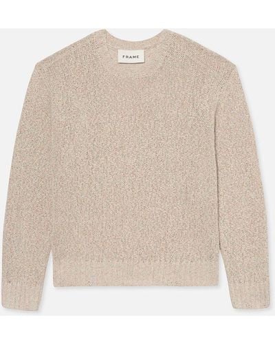 FRAME Multi Colour Distressed Sweater - Natural