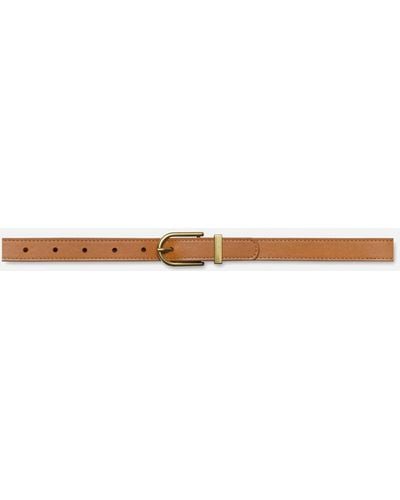 FRAME Simple Art Deco Belt - White