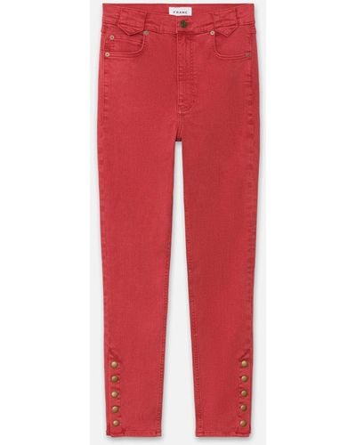 FRAME Lunar New Year Denim Legging - Red