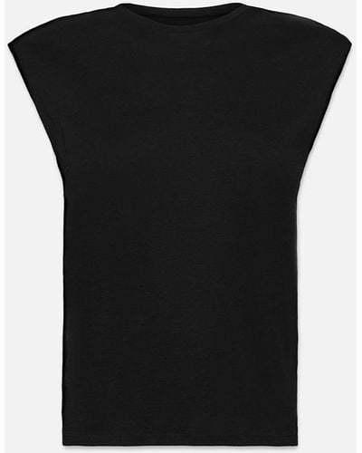 FRAME Le Mid Rise Muscle Tee - Black