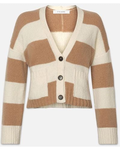 FRAME Luxe Cardi - Natural