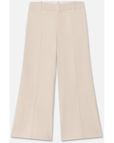FRAME Le Palazzo Crop Trouser - White