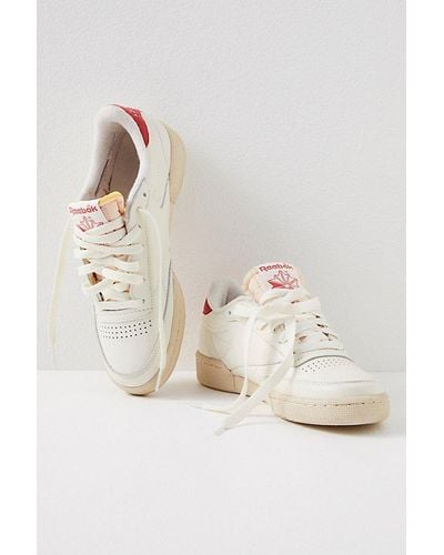 Reebok Club C 85 Vintage Sneakers At Free People In Chalk Paper/astro Dust, Size: Us 7 - Natural
