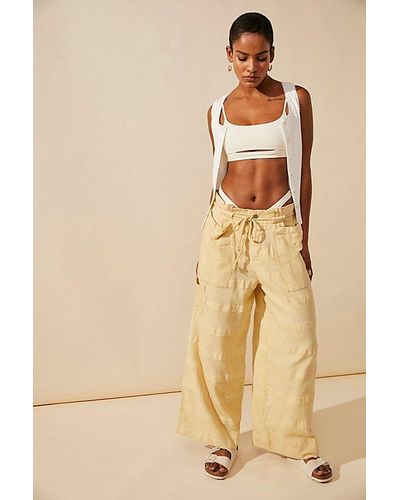 Free People Carry On Cargo Pants - Natural