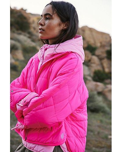 Fp Movement Pippa Packable Puffer Jacket - Pink