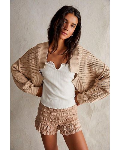 Free People Care Fp East To West Cardi - Brown