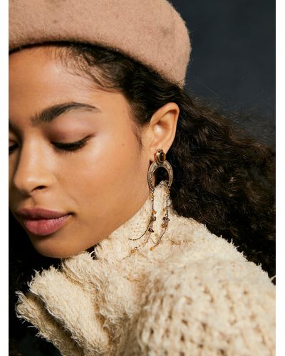 Black Free People Earrings and ear cuffs for Women Lyst Black Free People Earrings and ear cuffs for Women Lyst