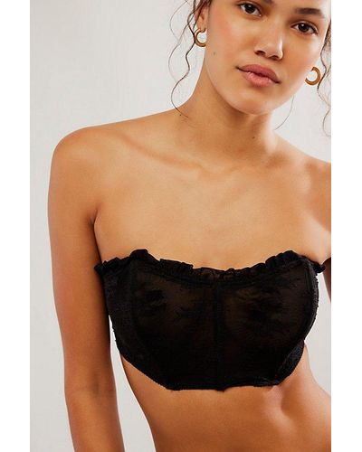 Free People Little While Corset - Black